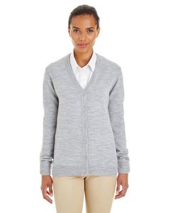 000225 Harriton Ladies' Pilbloc™ V-Neck Button Cardigan Sweater