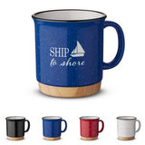 15 Oz. Campfire Mug w/Bamboo Base