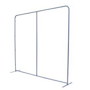 10'W x 8'H EuroFit Straight Wall Hardware Only, Frame and Carry Case. Graphics are not included