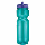 Aqua Blue/Translucent Purple Lid