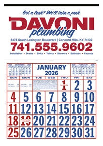 Billboard Apron Calendar