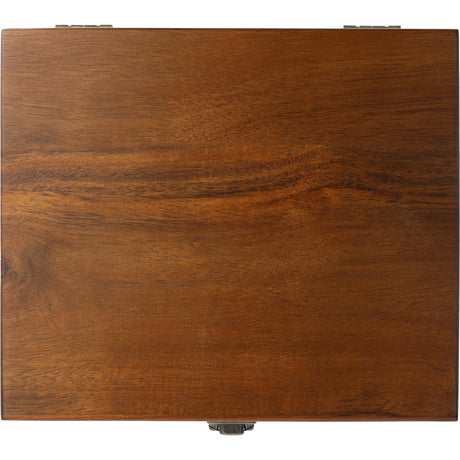 Graze Wood and Metal Wine Set