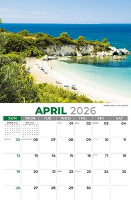 Galleria Wall Calendar 2026 Sun Sand & Surf