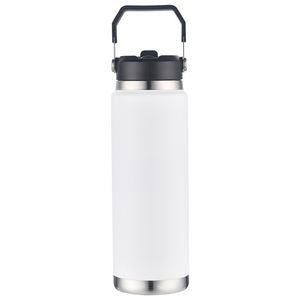 Senago 30 oz Vacuum Insulated Stainless Steel Bottle with Build-in Straw