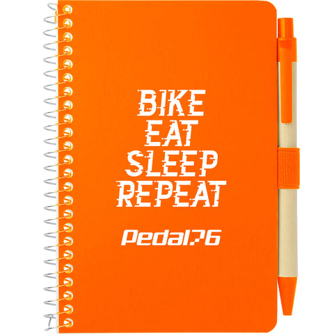 4'' x 6'' FSC® Mix Pocket Spiral Notebook with Pen