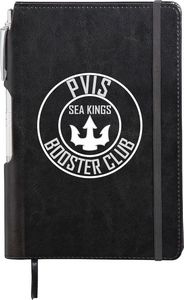 6'' x 8.5'' FSC® Mix Viola Bound Notebook with Pen