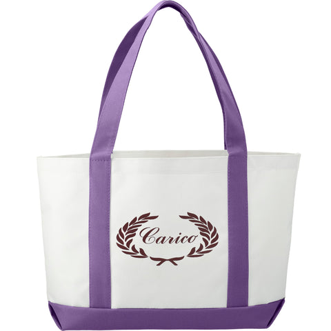 Large Canvas Boat Tote Bag