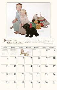 Galleria Wall Calendar 2026 Norman Rockwell