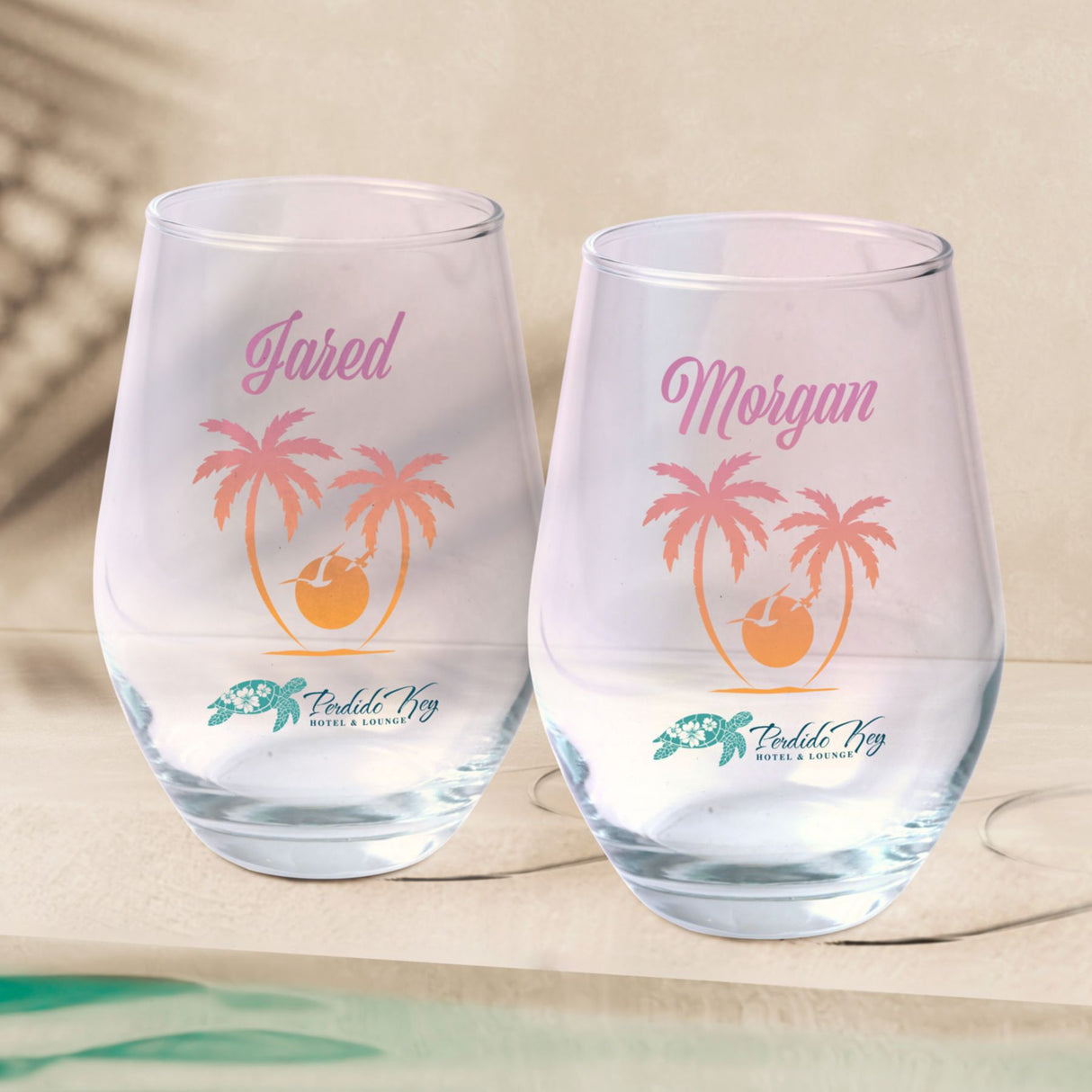 Pod Full Color Stemless Wine Glass 11.5 Oz