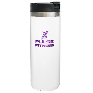 Buckhorn 530 Ml. (18 Fl. Oz.) Stainless Steel Bottle With Flip Straw