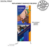 Replacement Graphics, 23x64, for Economical X-Banner, DP651, Anti-Reflective, NO SETUP CHARGE