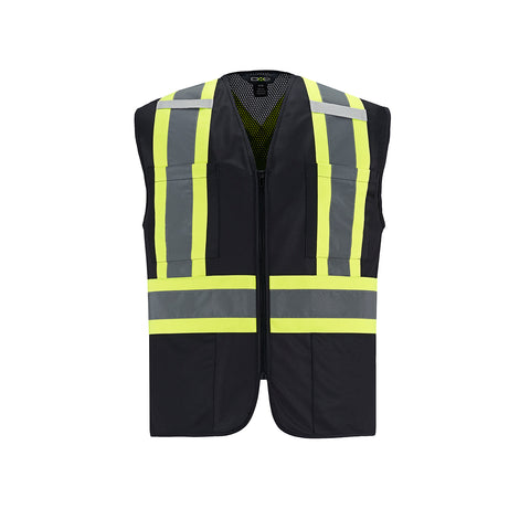 Scout Adult Tricot Hi-Vis Zipper Front Vest