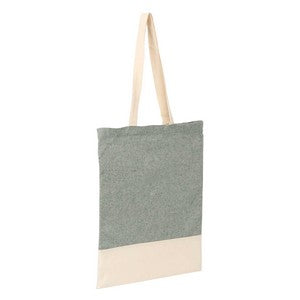 Split Recycled 5oz Cotton Twill Convention Tote