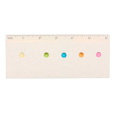 Recycled Milk Carton Sticky Notes & Ruler Pad