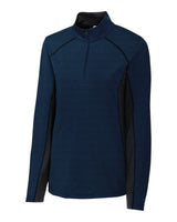 Clique Ice Pique Colorblock Womens Half Zip Tech Pullover