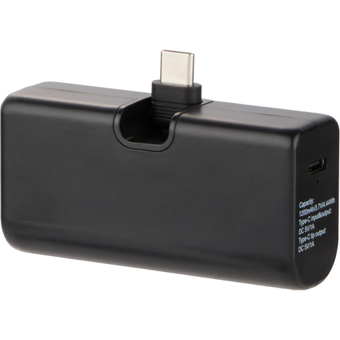 Stay Powered 1200 mAh Power Bank with Type-C Tip