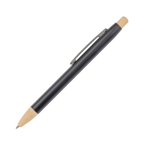 Charon Aluminum Ballpoint Pen w/Bamboo Clicker & Tip
