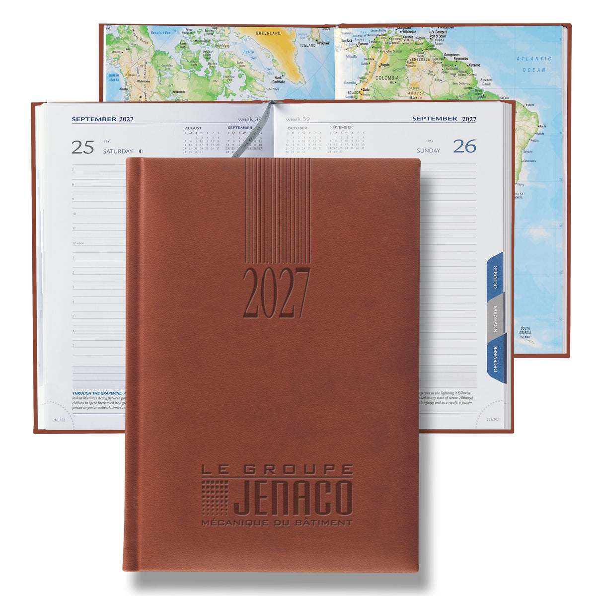 English Tucson Tabbed Midsize Daily Planner