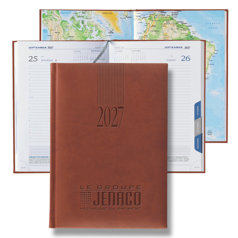 English Tucson Tabbed Midsize Daily Planner