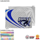 24 Hr Express Ship - Microfiber Dri-Lite Terry Rally, Sports, Skate Towel, 12x18 Sublimated