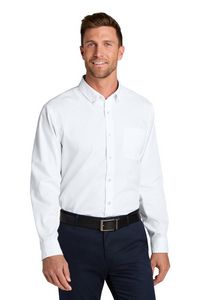 Port Authority® Long Sleeve Nailhead Easy Care Shirt