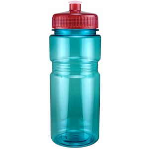 20 Oz. Translucent Recreation Bottle w/ Push Pull Lid