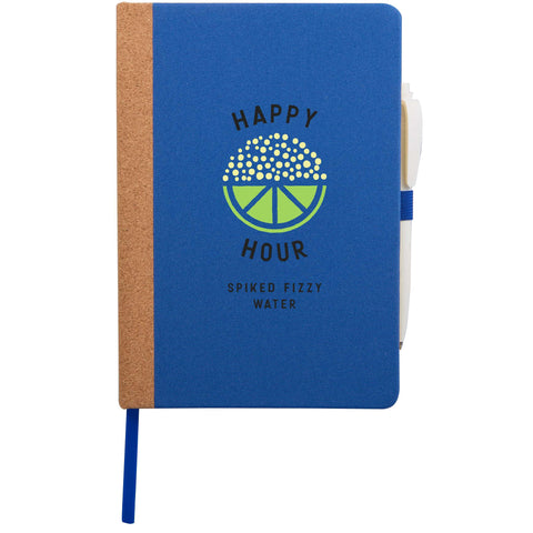 5.5'' x 8.5'' Recycled PET and Cork Bound Journal