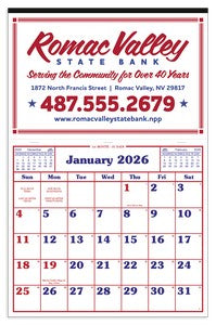 Apron Style Calendar