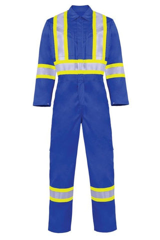 Royal Blue Cotton Plus Fire Retardant Coverall