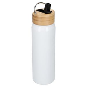 Billy 26oz Eco-Friendly Aluminum Bottle W/ FSC® 100% Bamboo Lid
