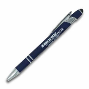 LINDSAY Comfort Aluminum Rubberized Plunger Action Pen