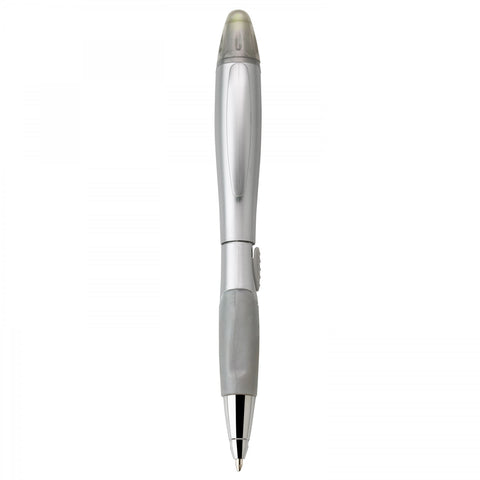 Silver Blossom Ballpoint Penhighlighter