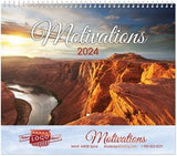Luxe Gallery Motivations Spiral Wall Calendar