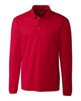 Clique Spin Eco Performance Pique Long Sleeve Mens Polo