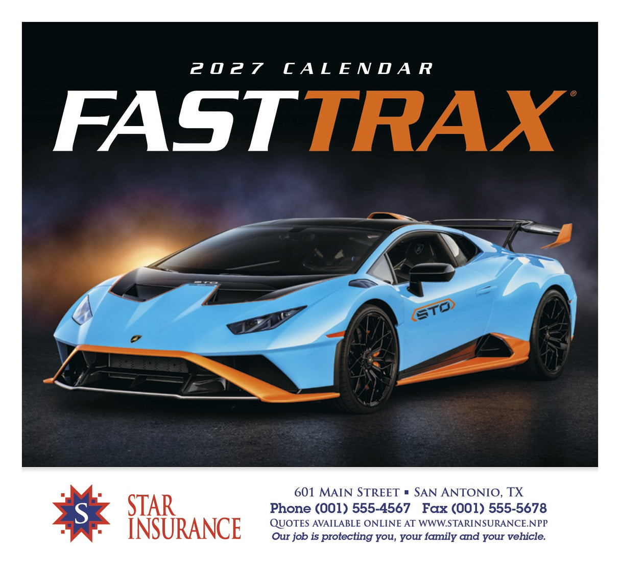 HotLine Products Fast Trax Appointment Calendar - Stapled cover image