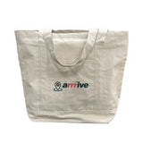 12 oz. Two-Tone Zippered Cotton Tote Bag
