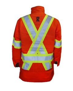 Orange/Yellow/Silver Blank Back