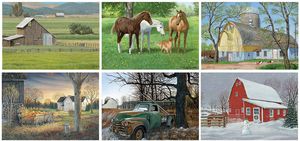 Country Memories Spiral Wall Calendar