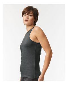 Heather Charcoal Gray Blank