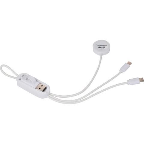 Allcord 5-in-1 Charging Cable with iWatch Charger