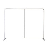 000588 Tradeshow Booth Package Supreme, 10' EuroFit Wall Display and PREMIUM 8' Sublimated Tablecloth