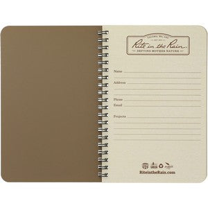 4.6'' x 7'' Rite in the Rain Side Spiral Notebook