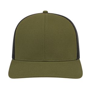000379 Cap America Poly/Cotton Trucker Mesh Back Cap