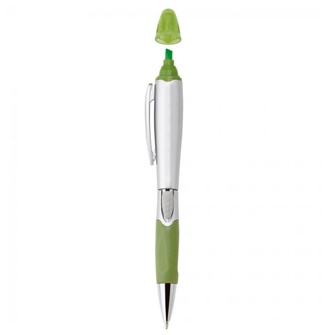 Silver Blossom Ballpoint Penhighlighter