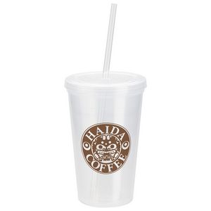 Trifecta 16 oz Tumbler with Lid + Straw