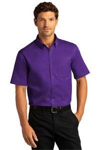 Port Authority® Short Sleeve SuperPro™ React™ Twill Shirt