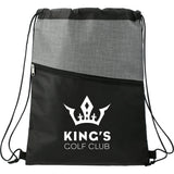 Cross® Weave Zippered Drawstring Bag