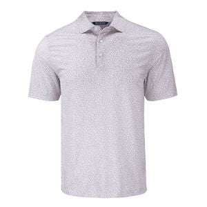 Cutter & Buck Pike Eco Flora Print Recycled Mens Polo
