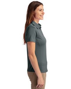 Cutter & Buck Prospect Eco Textured Stretch Recycled Womens Short Sleeve Polo