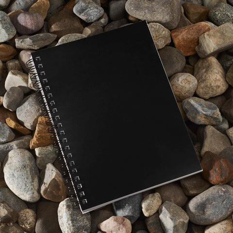 5'' x 7'' Mineral Stone Field Spiral Notebook